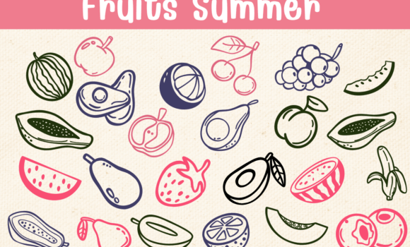 Fruits Summer Font - Featured Image