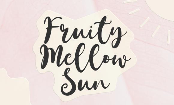 Fruity Mellow Sun Font - Featured Image