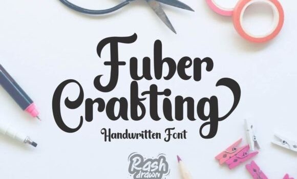 Fuber Crafting Font - Featured Image