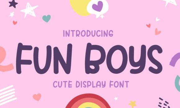 Fun Boys Font - Featured Image