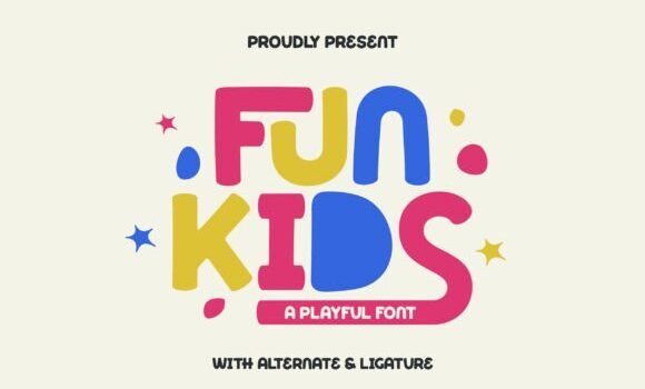 Fun Kids Font - Featured Image