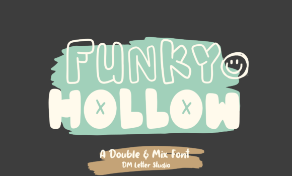 Funky Hollow Font Fonts Free Download Funky Hollow Font - Featured Image