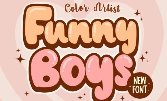 Funny Boys Font - Featured Image