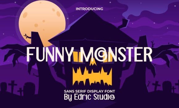 Funny Monster Font - Featured Image