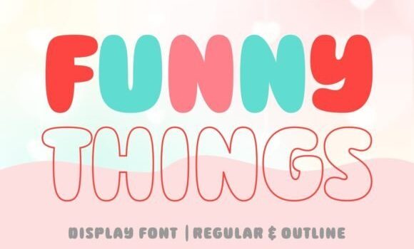 Funny Things Font - Featured Image