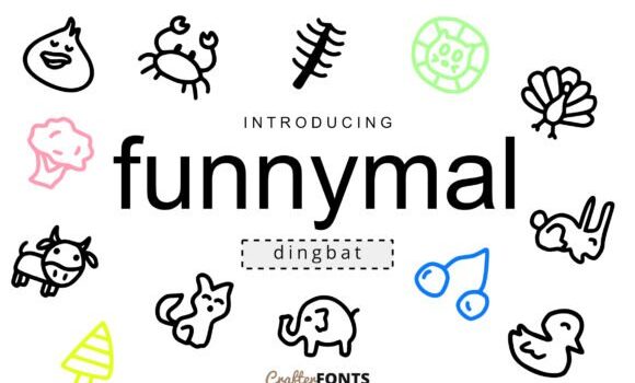 Funnymal Doodle Font Fonts Free Download Funnymal Doodle Font - Featured Image