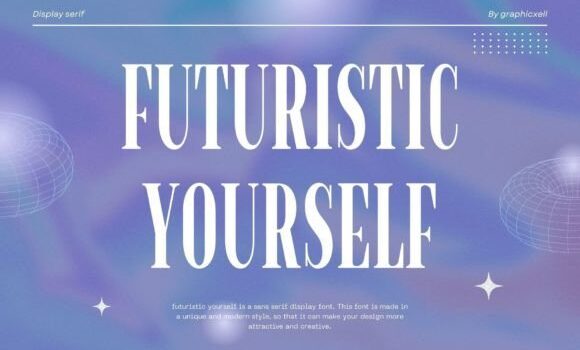Futuristic Yourself Font - Featured Image