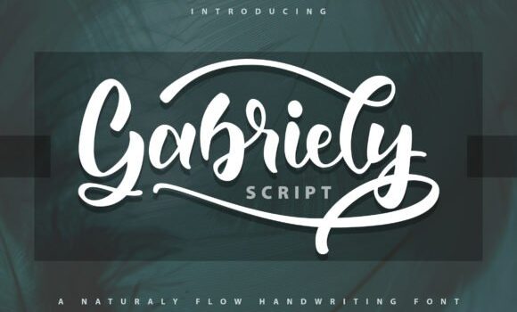 Gabrelly Font Fonts Free Download Gabrelly Font - Featured Image