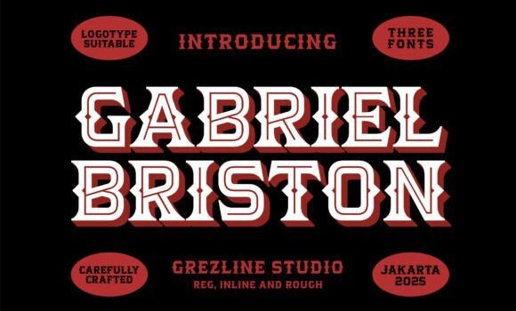 Gabriel Briston Font - Featured Image
