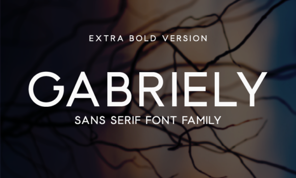 Gabriely Extra Bold Font - Featured Image