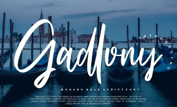 Gadlony Font Fonts Free Download Gadlony Font - Featured Image