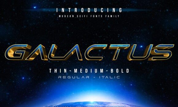 Galactus Font - Featured Image