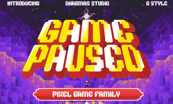 Game Paused Font - Featured Image