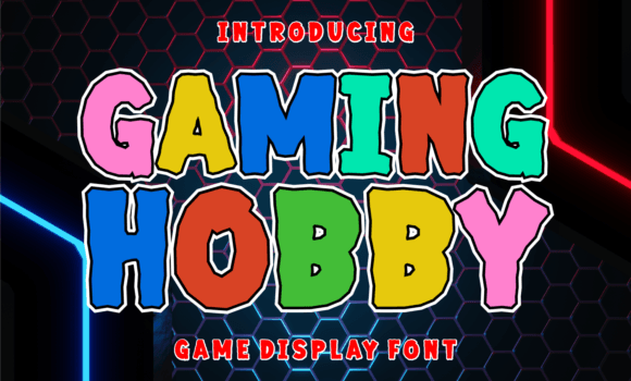 Gaming Hobby Font - Featured Image