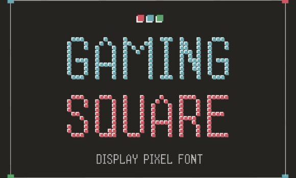 Gaming Square Font - Featured Image