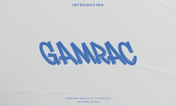 Gamrac Font Fonts Free Download Gamrac Font - Featured Image
