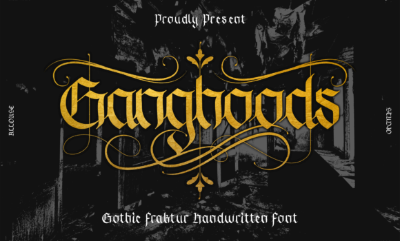 Ganghoods Font - Featured Image