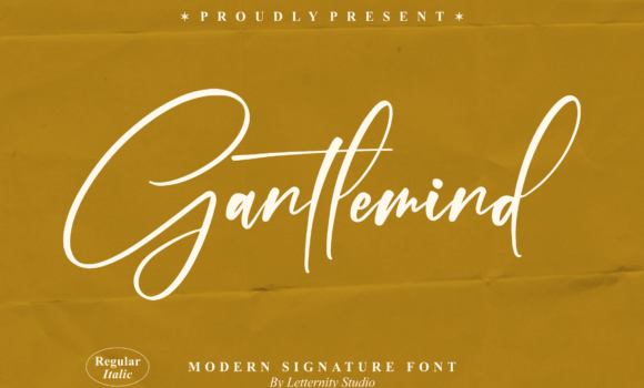 Gantlemind Font - Featured Image