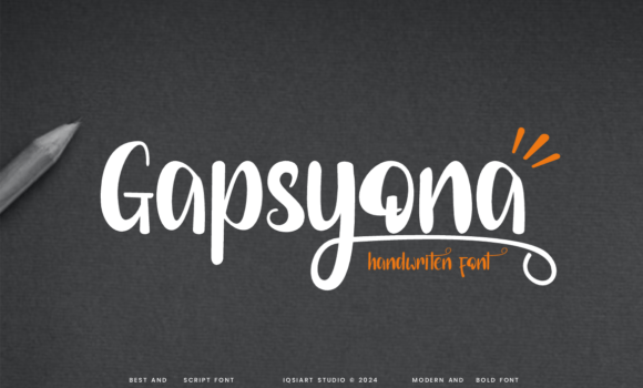 Gapsyona Font - Featured Image