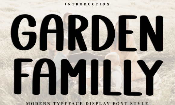 Garden Familly Font - Featured Image