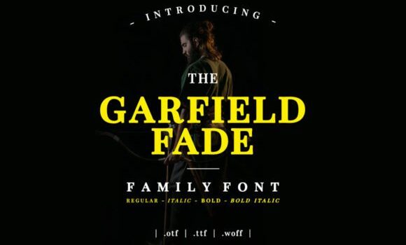 Garfield Fade Family Font - Featured Image