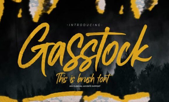 Gasstock Font - Featured Image