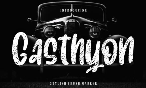 Gasthyon Font - Featured Image