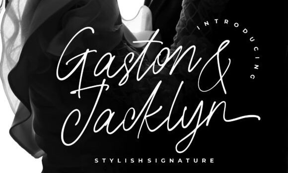 Gaston & Jacklyn Font Fonts Free Download Gaston & Jacklyn Font - Featured Image