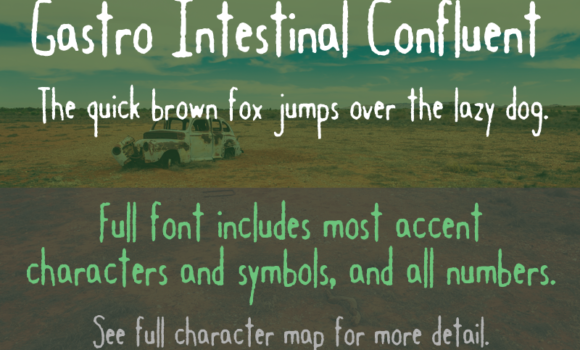 Gastro Intestinal Confluent Font - Featured Image