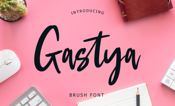 Gastya Font - Featured Image