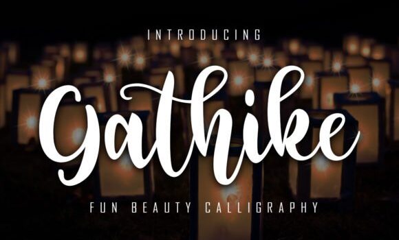 Gathike Font Fonts Free Download Gathike Font - Featured Image