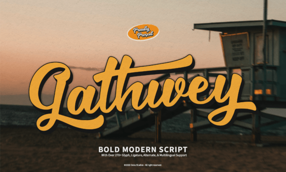 Gathwey Font - Featured Image