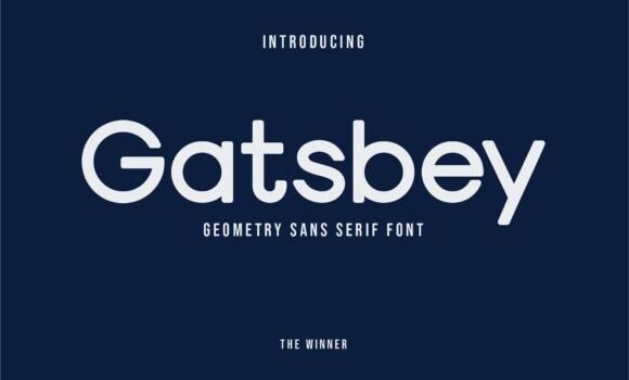 Gatsbey Font - Featured Image