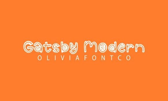 Gatsby Modern Font - Featured Image