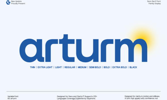Gc Arturm Font - Featured Image