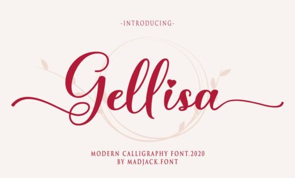 Gellisa Font Fonts Free Download Gellisa Font - Featured Image