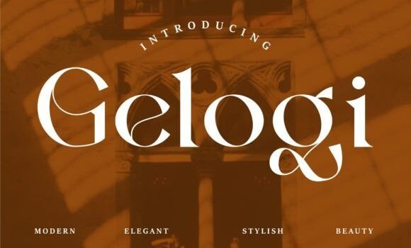 Gelogi Font Fonts Free Download Gelogi Font - Featured Image