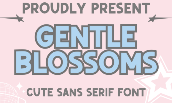 Gentle Blossoms Font - Featured Image