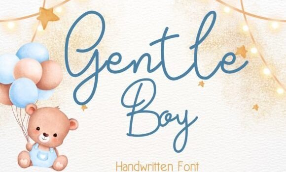 Gentle Boy Font - Featured Image