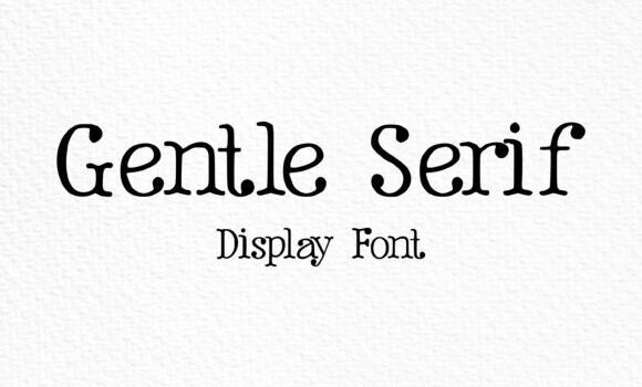 Gentle Serif Font - Featured Image