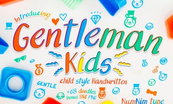 Gentleman Kids Font - Featured Image
