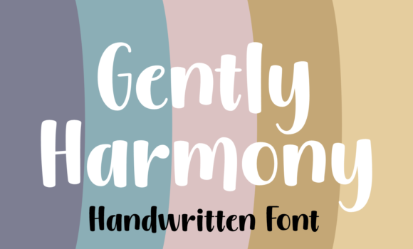 Gently Harmony Font - Featured Image