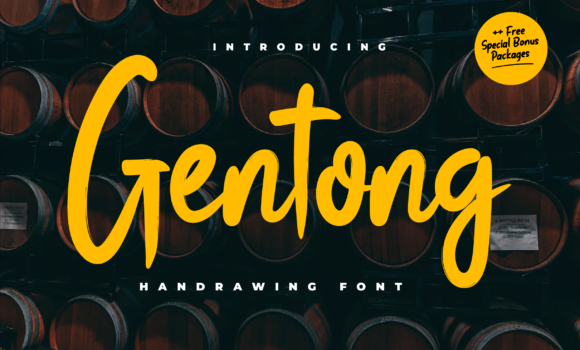 Gentong Font - Featured Image