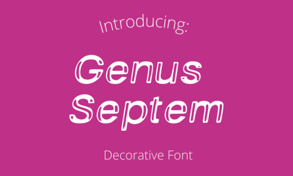 Genus Septem Font - Featured Image