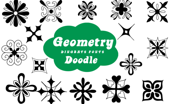 Geometry Doodle Font - Featured Image
