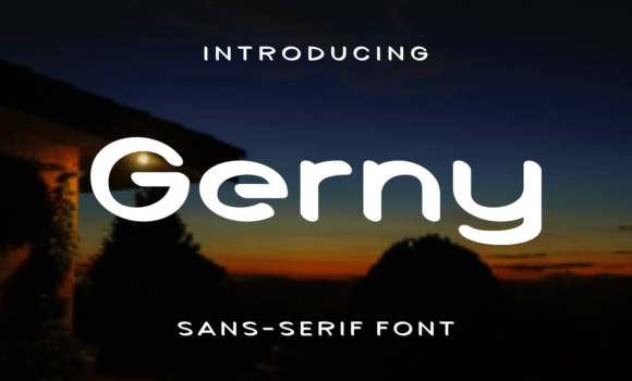 Gerny Font - Featured Image