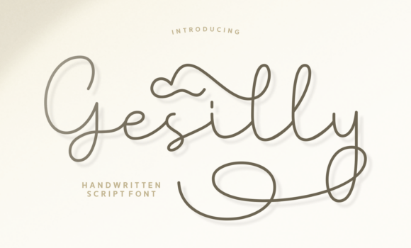 Gesilly Font - Featured Image