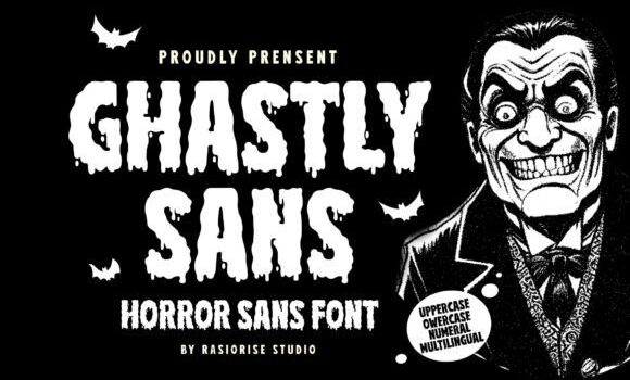 Ghastly Sans Font - Featured Image
