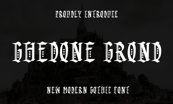 Ghedone Grond Font - Featured Image