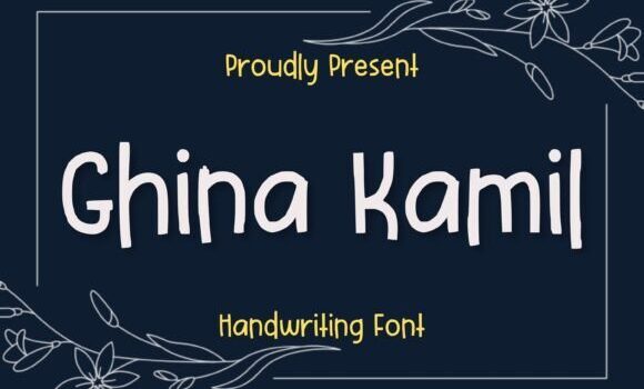 Ghina Kamil Font Fonts Free Download Ghina Kamil Font - Featured Image